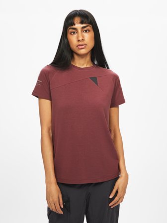 Klättermusen Fafne SS Tee Women's - Chestnut - XS