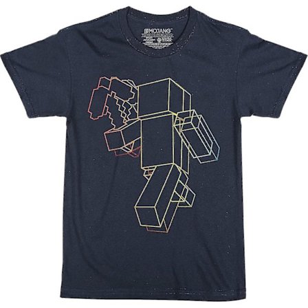 Jinx Minecraft Duality T-shirt för pojkar, marinblå, liten