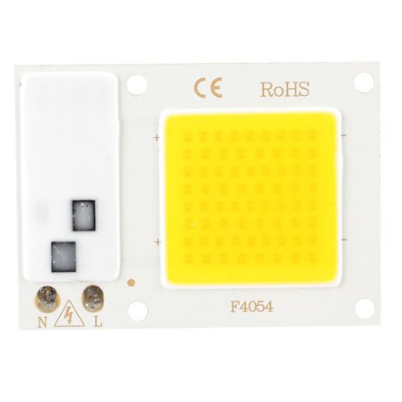 20W 220V High Power LED Chip Högspänning COB LED Chip Ljuskälla Tillbehör Varmvit