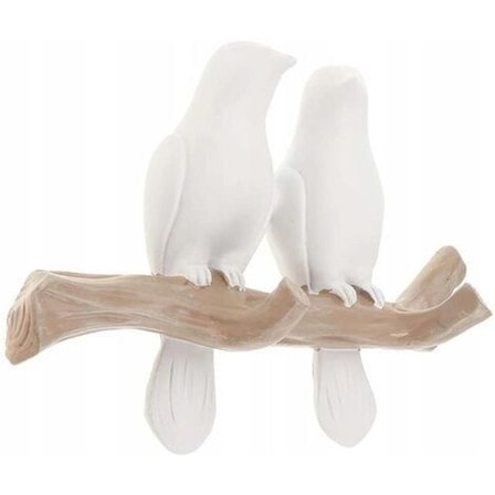 Knage i fugl på træ design, entre væg, nøgleholder, knagerække, d