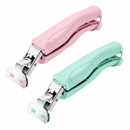 Rustfrie stål varme bolle tallerken grep klips (2-pakning)