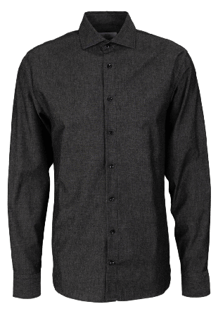 The Shirt Factory Indigo Skjorta Pharelle Denim Skjortor Herr Svart 37