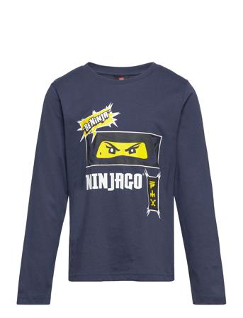 Lwtaylor 608 - T-Shirt L/S T-shirts Long-sleeved T-shirts Marineblå LEGO Kidswear*Betinget Tilbud