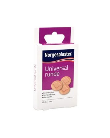Norgesplaster universal runde plaster 20 stk