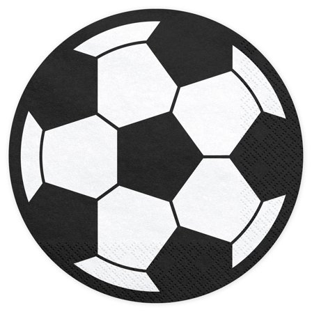 Fodbold Servietter Runde