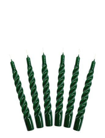 Kunstindustrien | Twisted Candles, 6 Piece Box | ONE SIZE