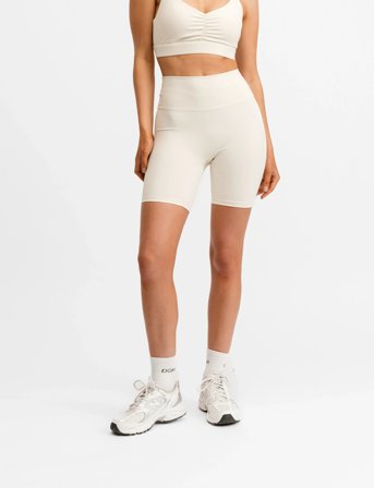 Drop of Mindfulness Ultimate Bike Shorts - Cream - XS