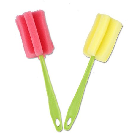 Svamp Vakuumkopp Rengöringsborste Flaska Kopp Termos Ett Rengöringsverktyg