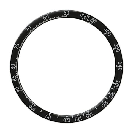 Svart och vit ram för Fenix 8 (51mm) - Färgstark utgåva