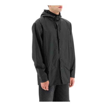 Rains Trench Kappa svart, Herr Regnjackor, Herr, Storlek: L
