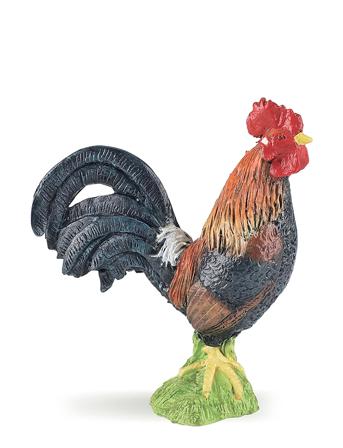 Rooster Patterned Papo