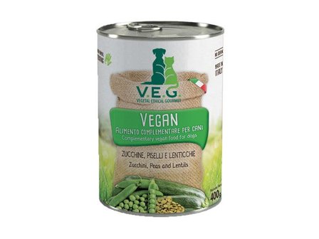 Marpet Vegan Dog Zucchine/Piselli/Lenticchie Cibo Umido Per Cani
