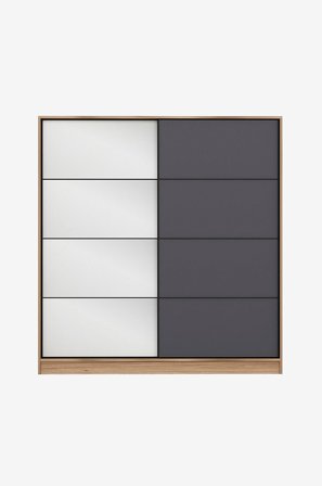 Hanah Home - Garderobeskap - Ellen - Brun - Garderobeskap & klesskap - Fra Homeroom