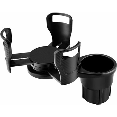 Dobbelt kopholder til bil - Justerbar og udvidelig Hydro-Flask kopholder passer til store vandkander -