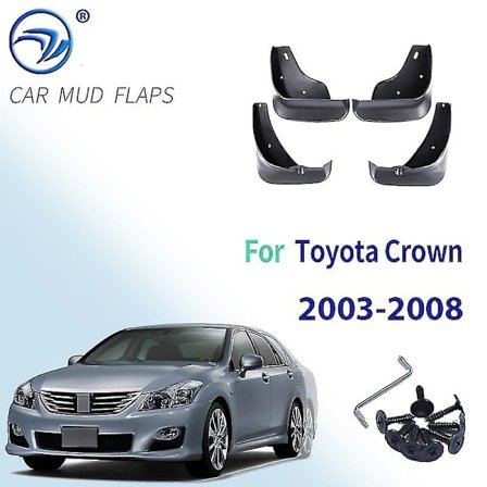 Toyota Crown 2003-2008 Mud Flaps Splash Guard Cover Mudguard Autonumerot Splasher Mudflap Autotarvikkeet 2004 05 06 07