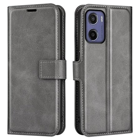Motorola Moto E15 4G Wallet Cover - Gray