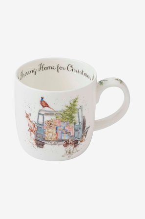 Royal Worcester - Muki Wrendale Driving Home For Christmas - Monivärinen - Kupit & mukit - - Homeroom