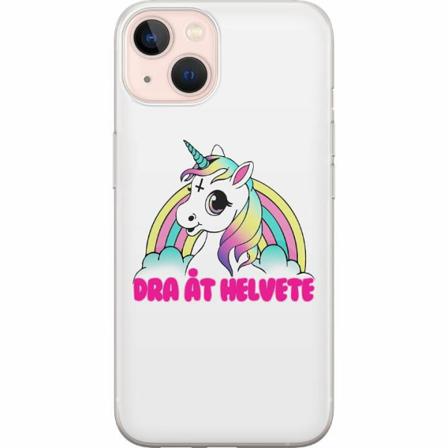 Apple Iphone 14 Mjukt Skal - Unicorn - Dra Åt @!#