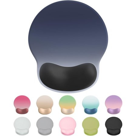 Ergonomisk Musematte med Håndleddstøtte, Komfortabel Musematte Håndleddstøtte, Lindrer Håndleddssmerter Gel Musematte, Sklisikker Gummisokkel 