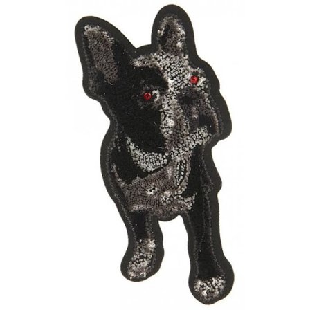 Stort bulldogstrykmärke