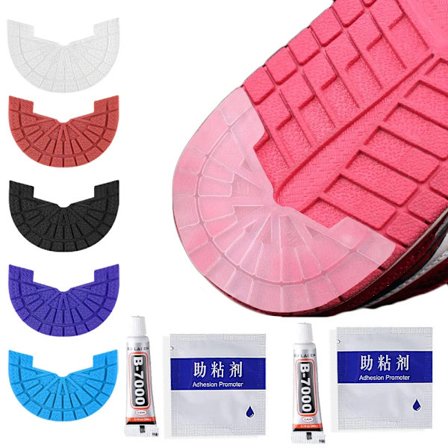 Wear-resistant Outsole Insoles for Shoes Repair Anti-Slip Self-Adhesive Sole Protector Sticker Sneakers Heel Rubber Shoe Pads
