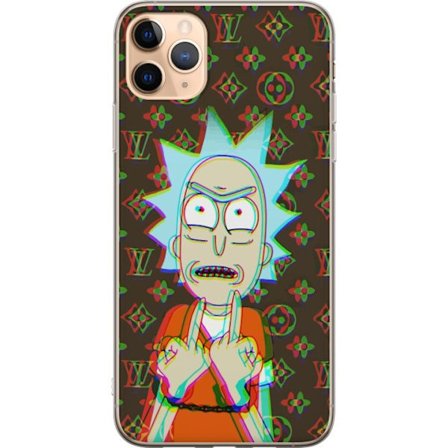Kompatibelt Mobildeksel til Apple iPhone 11 Pro Max Rick and Morty