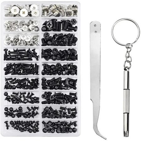 355 st PC-skruvar i olika storlekar M2 M3 M2.5 Datorskruvar HDD M.2 SSD-skruvar för bärbar dator Universell datorreparation, A