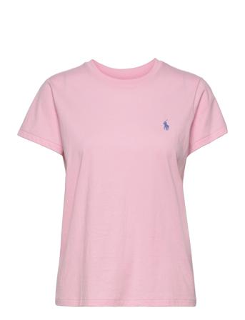 Cotton Jersey Crewneck Tee Pink Polo Ralph Lauren