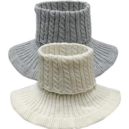 2 stk. falsk turtleneck - falsk langhalset genser - turtleneck-genser for kvinner