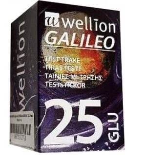 Wellion Galileo 25 Strisce Misurazione Glucosio