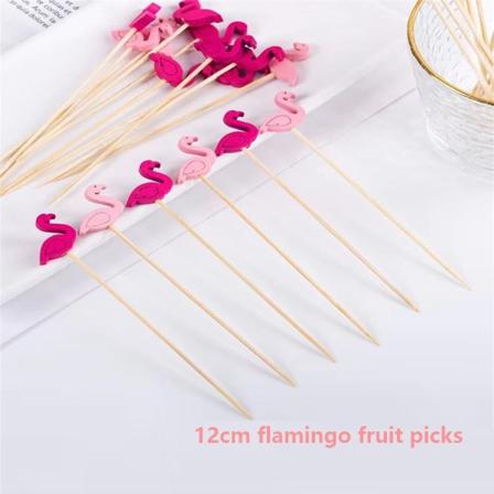 100 stk cocktailpinner, fruktpinner i tre, bambusgaffel, dessertpinne, tannpirkere, cupcakepinner for forretter, kake, sandwich, kanapeer, snacks, 