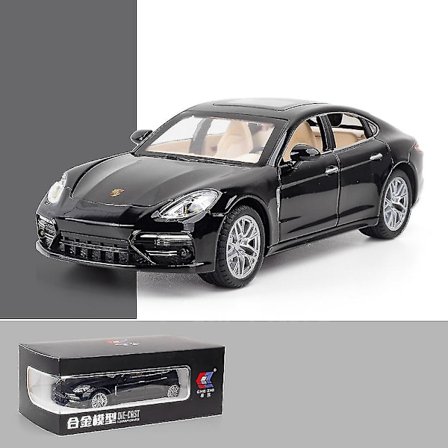 Porsche Panamera Sportsvogn Model Med Lys & Åbnelig Dør Musikalsk Simulation
