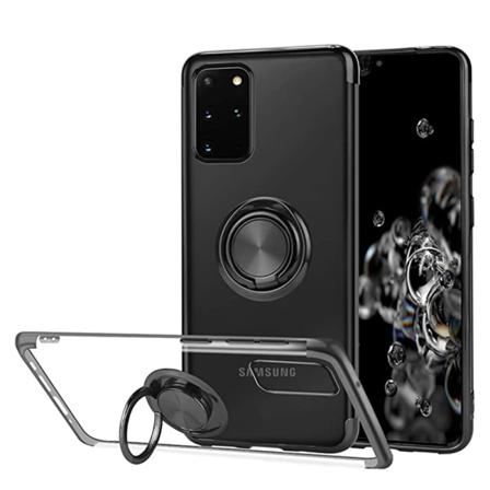 Samsung Galaxy S20 Plus - Stilrent Skal Med Ringhållare Guld