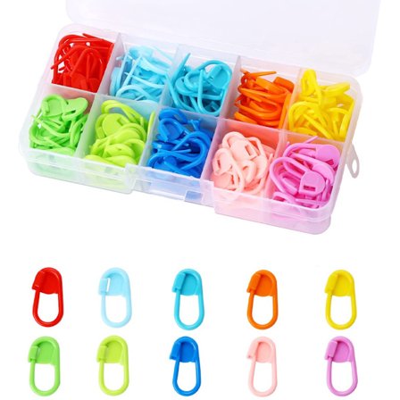 Maskmarkörer - Maskmarkörer 120 st - Stickmarkörer - Virkning och broderi - Stickmarkörer - Maskmarkörer - Virknålar -