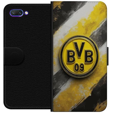 Yhteensopiva Lompakkokotelo Honor Honor 10 Värikäs abstrakti palapelikuvio, joka symboloi yhteisöllisyyttä, monimuotoisuutta ja luovuutta modernis