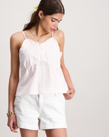 LMTD NLFHINETTE STRAP TOP Rosa Toppe/Bluser Pige - Kids Brand Store