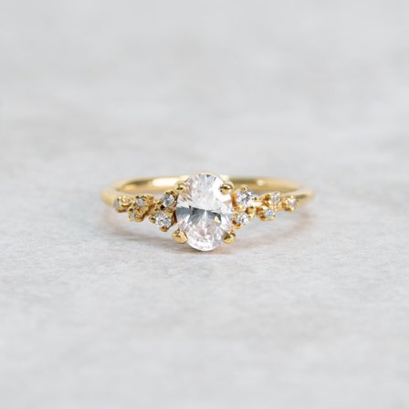 Förlovningsring Aftonstjärna, 18K rödguld - Förlovning- och vigselringar