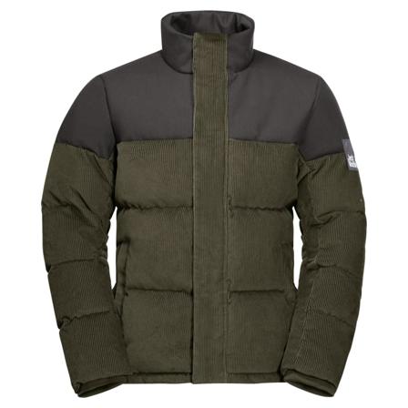 Jack Wolfskin Men's Nature Corduroy Jacket Men warmly-lined down jackets Green XL