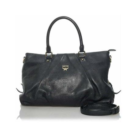 MCM Pre-owned, Pre-owned Handbags Zwart, Dames, Maat:ONE Size