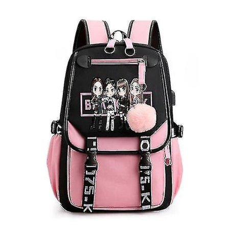 School Backpack For Girls Blackpink Rose 44 Cm