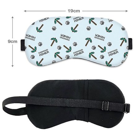 Minecraft Children's Eye Mask Sleep Special Girl Cartoon Cute Eye Mask Ice Bag Sleep Shading Cotton Male And Female Student Eye Mask
