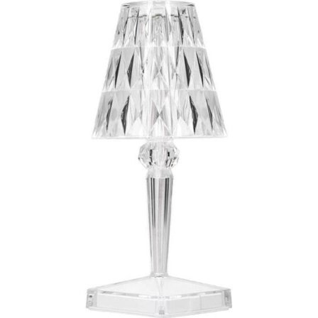 Bordlampe - PZCC - Dilwe - Krystall - USB-drevet - Lavt energiforbruk