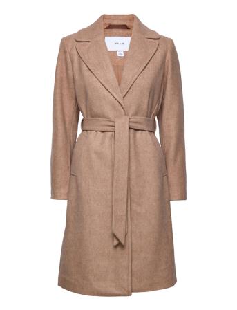 Vialarva L/S Wool Coat/Su Beige Vila