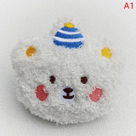 E Tecknad Plysch Björn Brosch För Tjejkläder Badge Pins Backpac