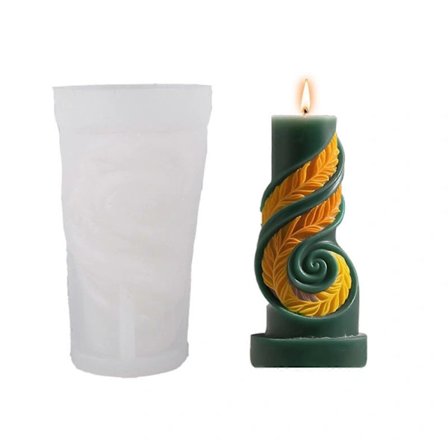 Vetekljus Silikoneforme til Epoxyharpiks Håndlavede Lys Sæbe Cylinder Silikoneform til Boligindretning Multicolor