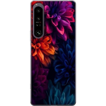 Kompatibelt Mobilskal till Sony Sony Xperia 1 IV Färgglada blommor