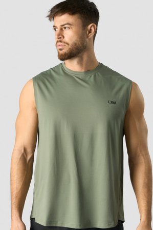 ICANIWILL - Stride Sleeveless T-shirt Men Sea Green - Herren - ICIW