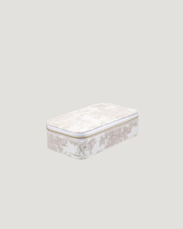 Dark Department Velvet Jewellery Box Beige Accessoarer Jente - Kids Brand Store
