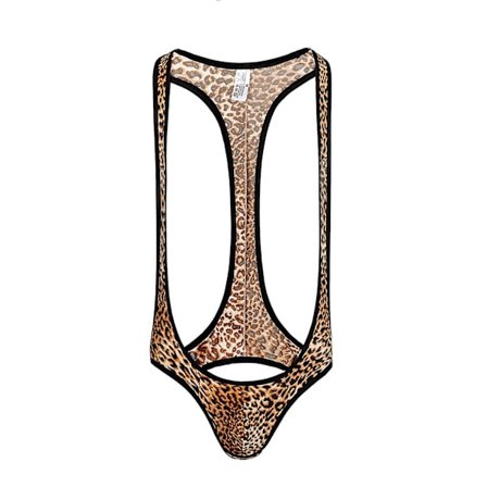 Black Friday Boxing Day Herre Buttless Leopard Print Sexet Undertøj