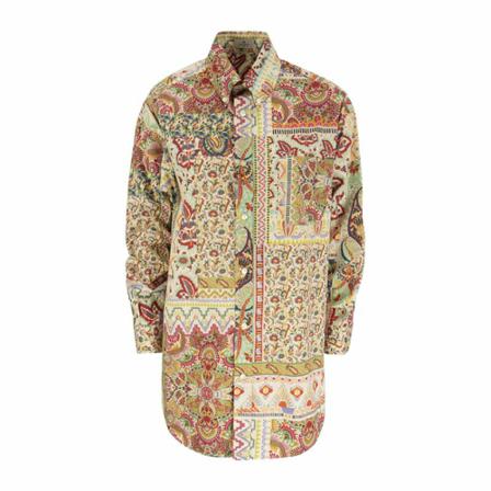 Etro - Skjortor - Beige - Dam - Storlek: S, Dam, Storlek: S